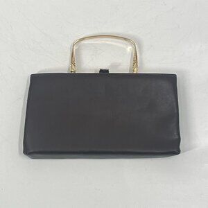 Ande Vintage 60s Purse Clutch Mid Century Modern Structured Timeless Minimialist